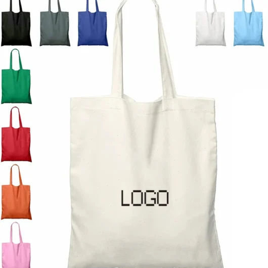 Promotion Custom Beach Bag for Women Blank Reusable Grocery Shopping Cloth Bag Cotton Canvas Tote Bag for Advertising