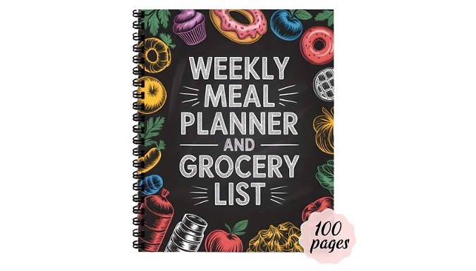Kitchen 'Weekly Meal Planner' Notebook