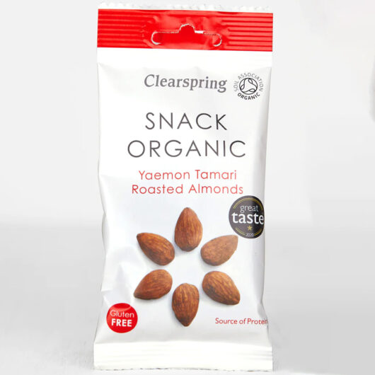 Clearspring Yaemon Tamari Roasted Almonds - 30g
