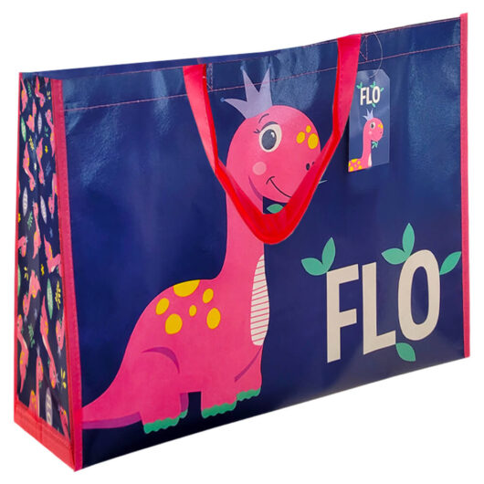 Flo Reusable Shopping Bag - Purple - Reusable Bag - Bag For Life - Shopping Bag - 44 x 34 x 14 cm