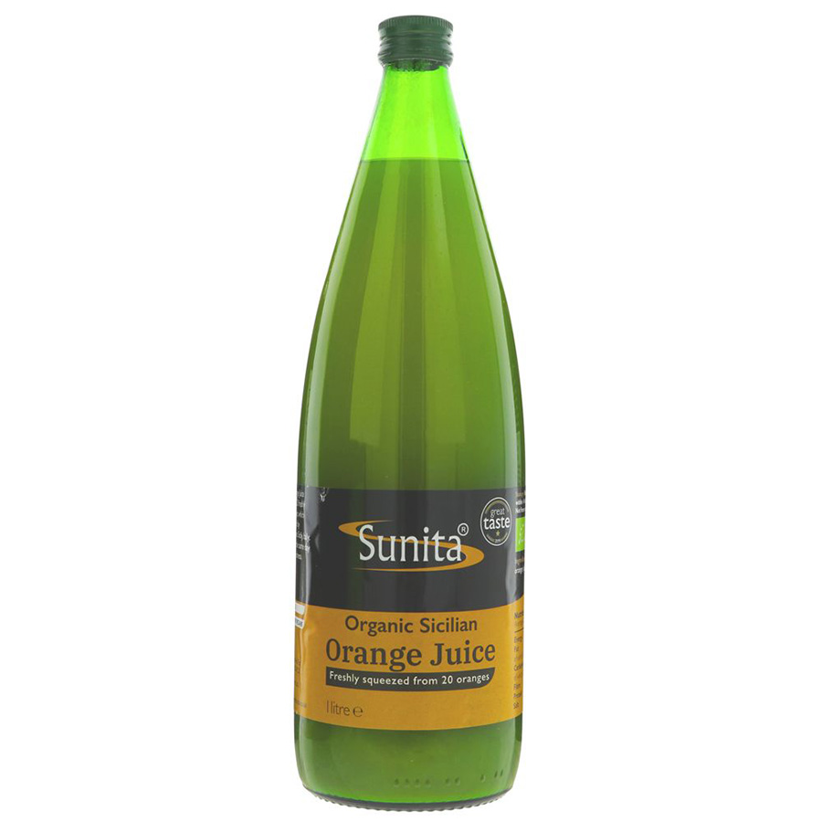 Sunita Organic Orange Juice - 1L