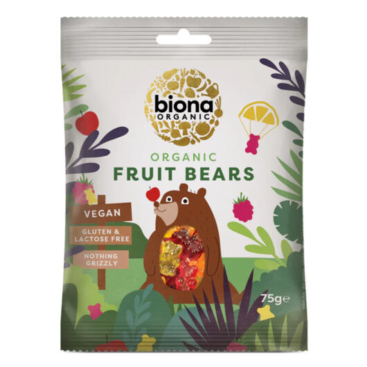 Biona Organic Mini Fruit Jelly Bears 75g