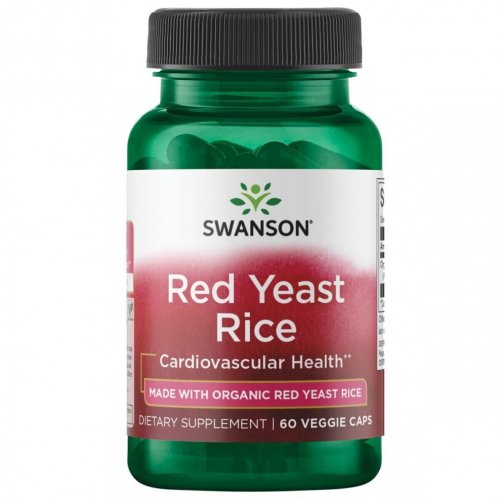 SWANSON Red Yeast Rice Cardiovascular Health 60 caps.