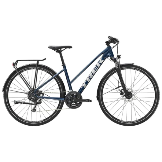 Trek Dual Sport 2 Equipped Hybrid Bike 2022 Mulsanne Blue